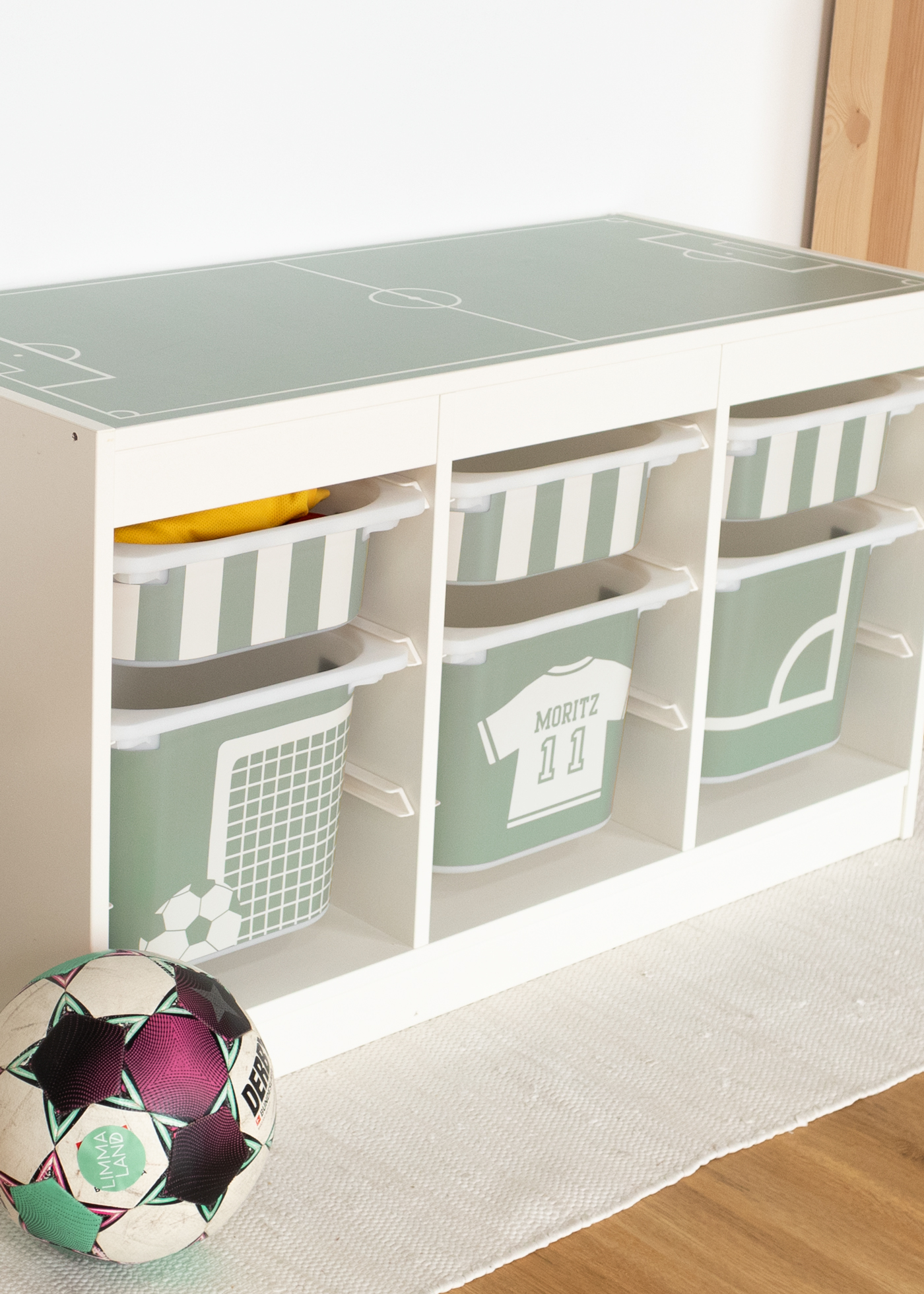 Fußball Deko für dein Fußball Kinderzimmer als Fußballzimmer Deko mit Fußballmotiven passend für die Fußball EM