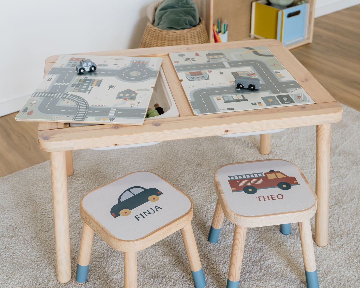 IKEA Hack IKEA FLISAT Spieltisch Spielstraße